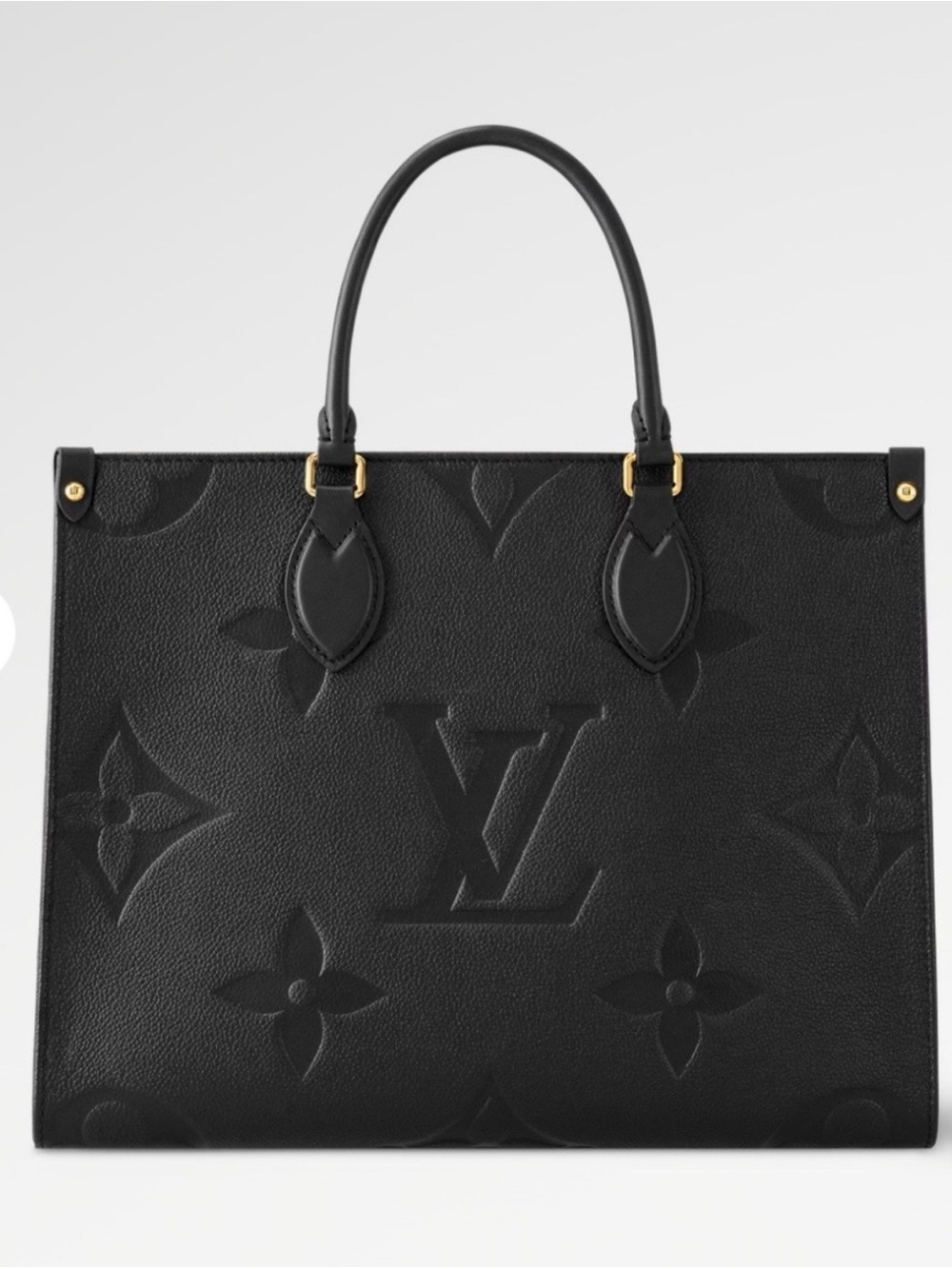 Authentic Louis Vuitton OnTheGo MM Monogram Empreinte Black
